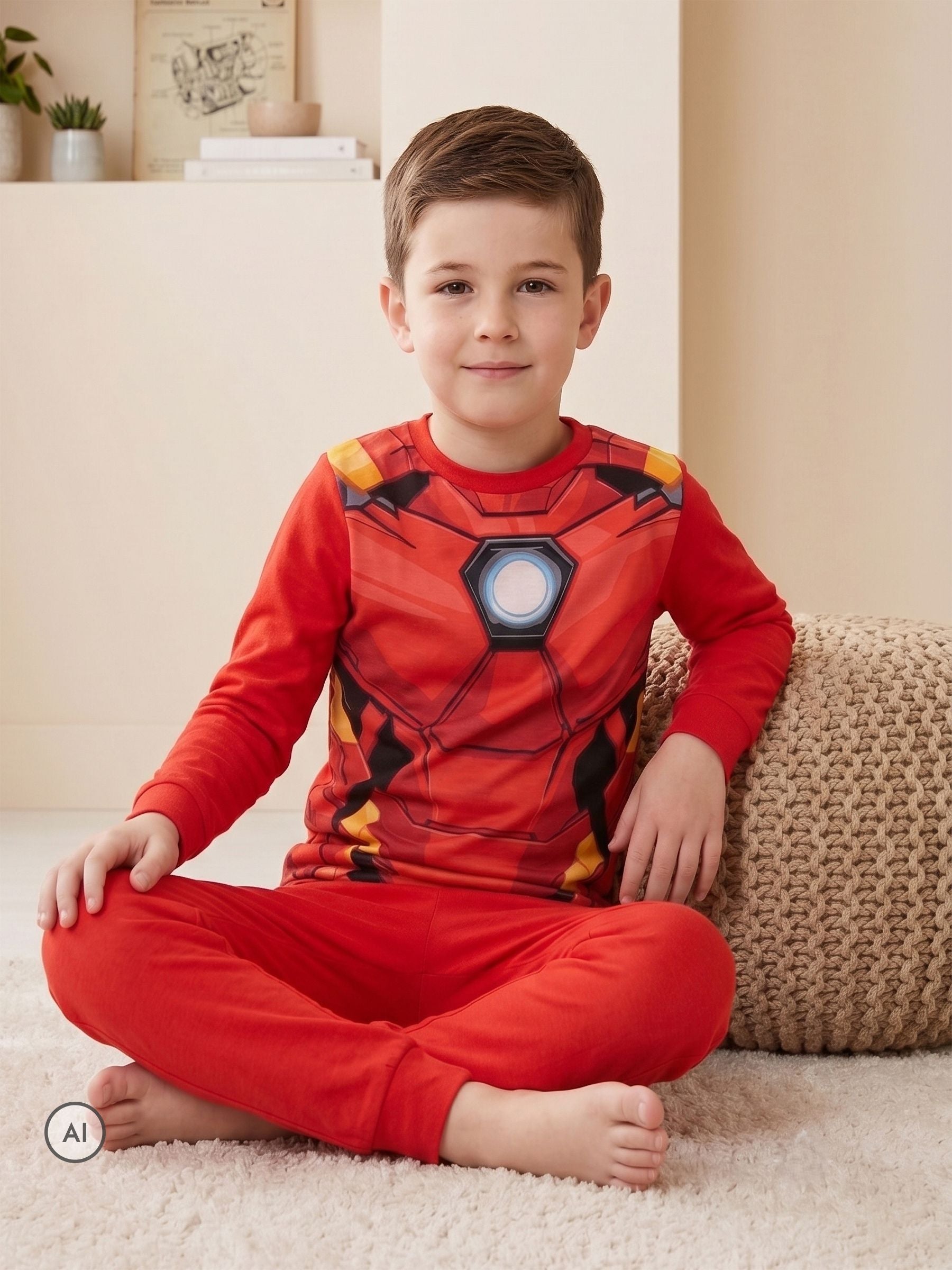 Dsiney Kidz - Character Green Avengers Iron Man and Hulk Pyjamas 2 Pack image 4