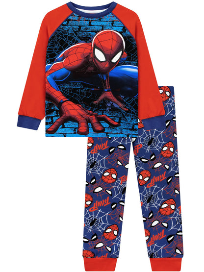Dsiney Kidz - Character Blue Spiderman Marvel Printed Long Sleeve Pyjamas image 1