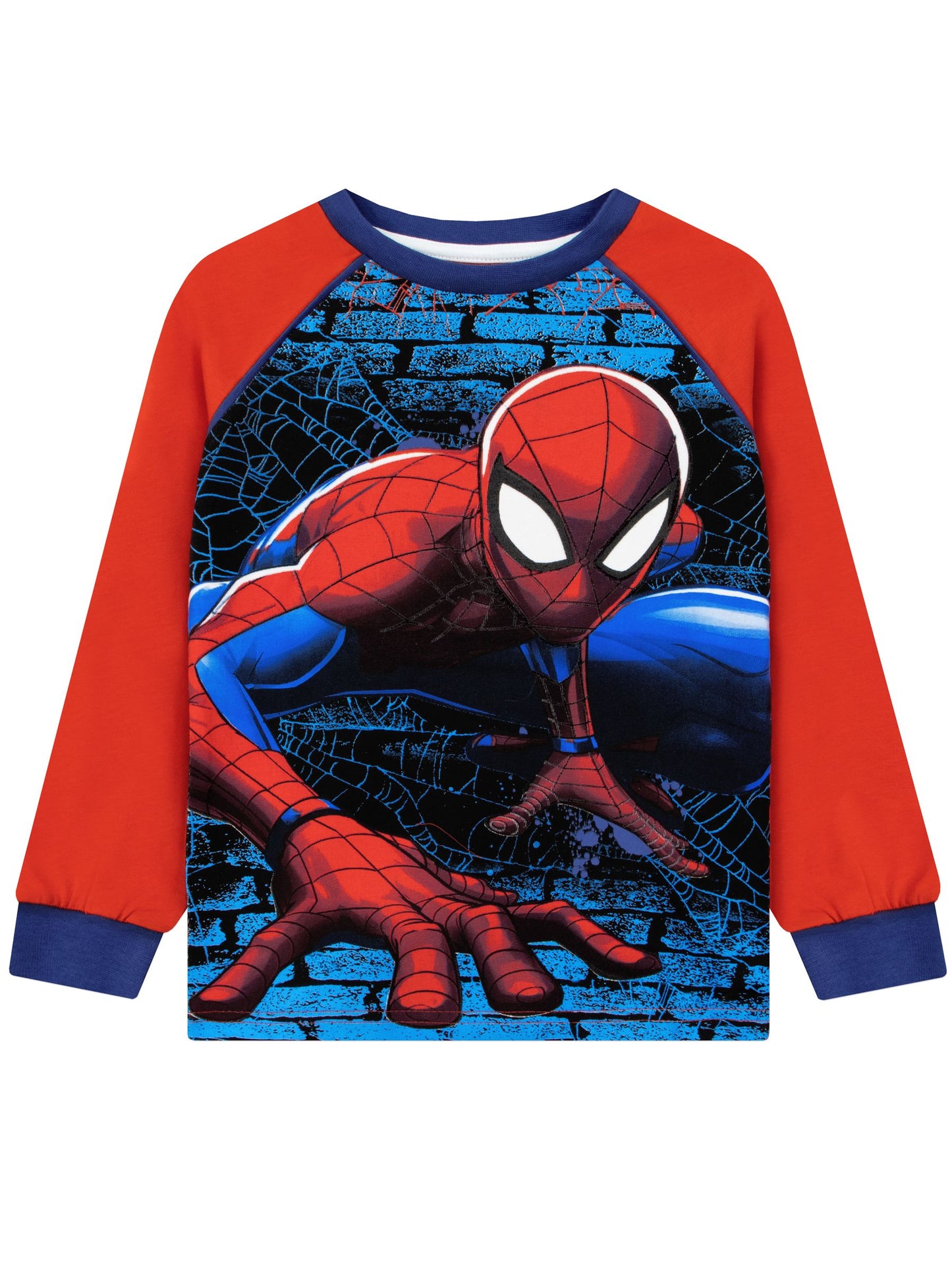Dsiney Kidz - Character Blue Spiderman Marvel Printed Long Sleeve Pyjamas image 8