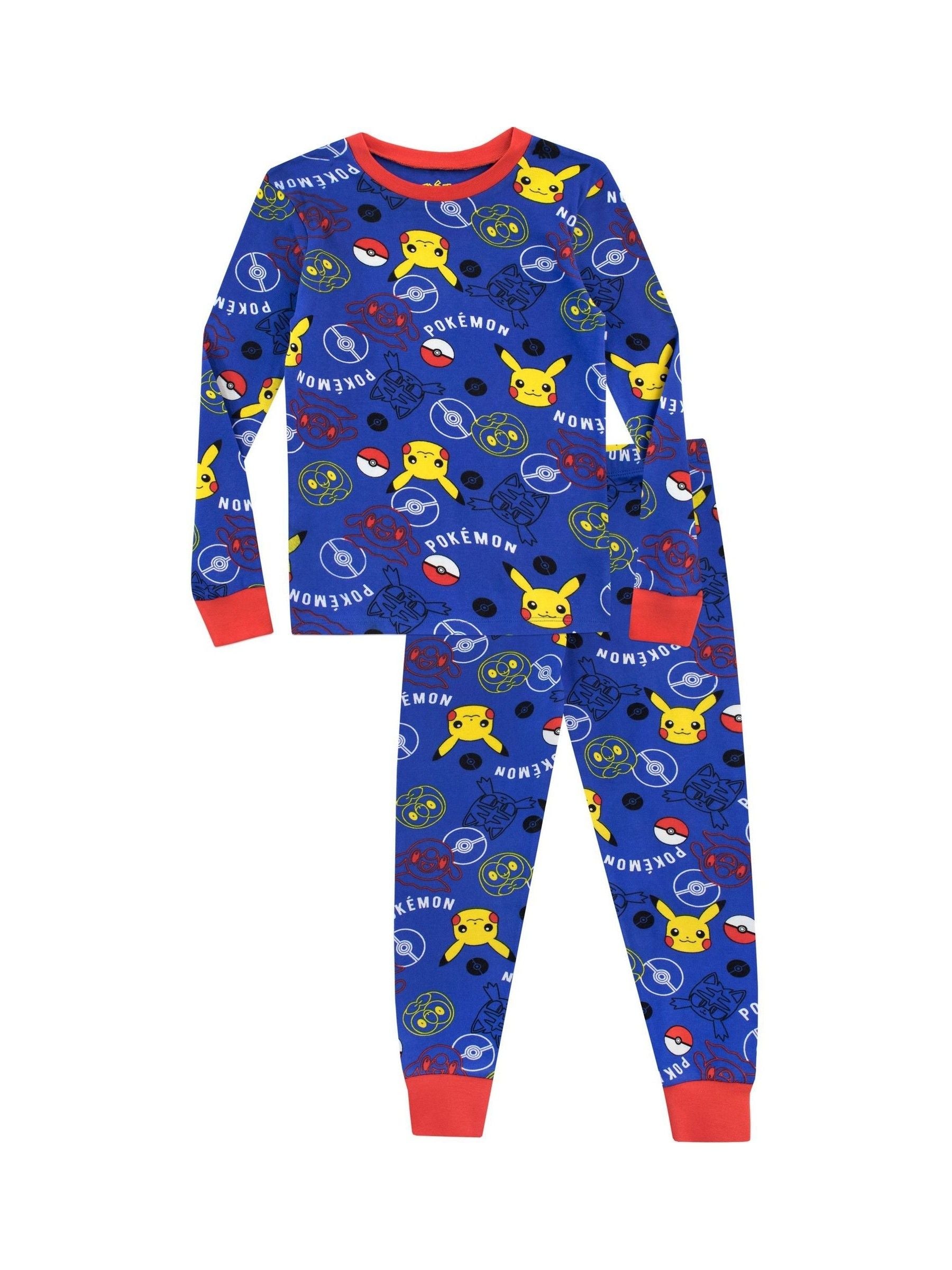 Dsiney Kidz - Character Blue 100% Cotton Pokemon Pyjamas image 1