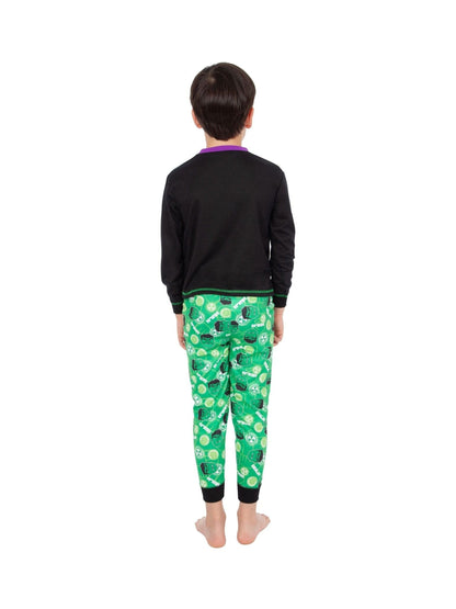 Dsiney Kidz - Character Green Hulk Marvel Printed Long Sleeve Pyjamas image 7