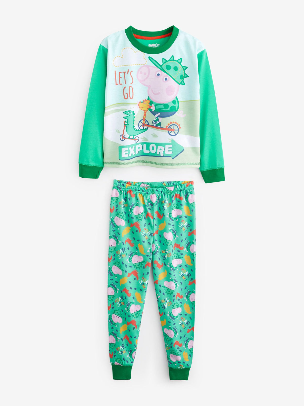 Character Green Peppa Pig George Pig Pyjamas - image 1