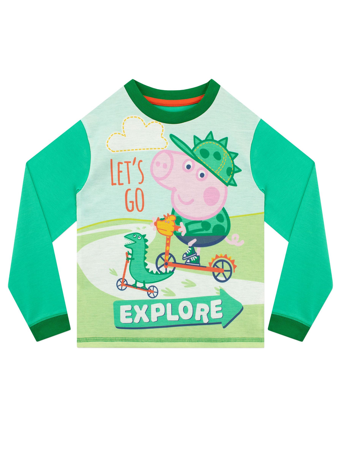 Character Green Peppa Pig George Pig Pyjamas - image 3