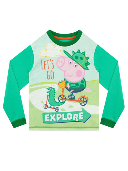 Character Green Peppa Pig George Pig Pyjamas - image 3