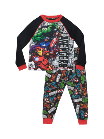 Dsiney Kidz - Character Black/Red Avengers Printed Long Sleeve Pyjamas image 1