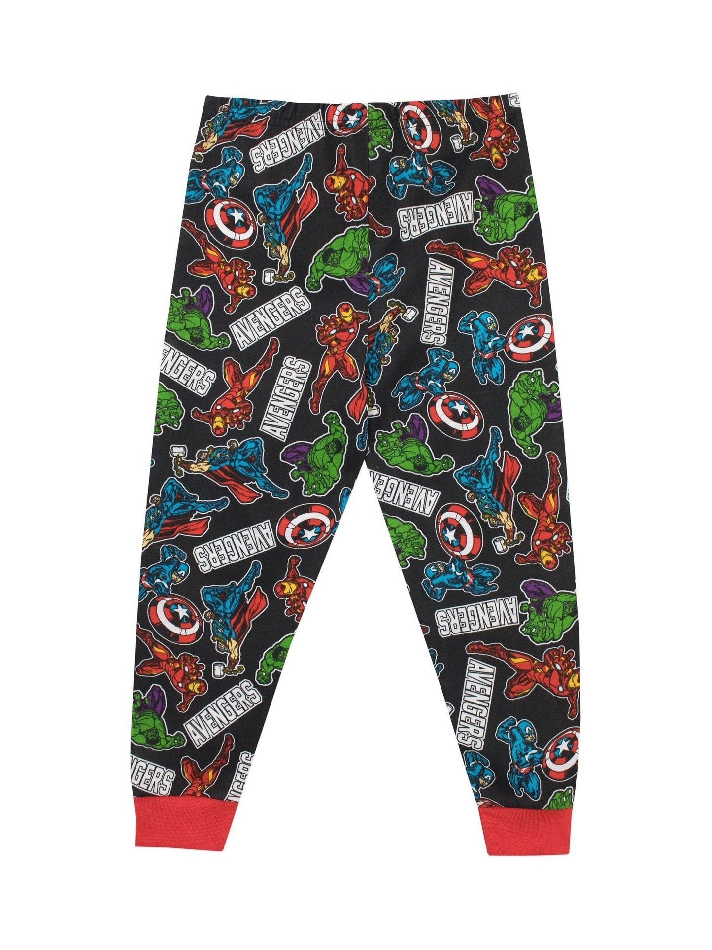 Dsiney Kidz - Character Black/Red Avengers Printed Long Sleeve Pyjamas image 3