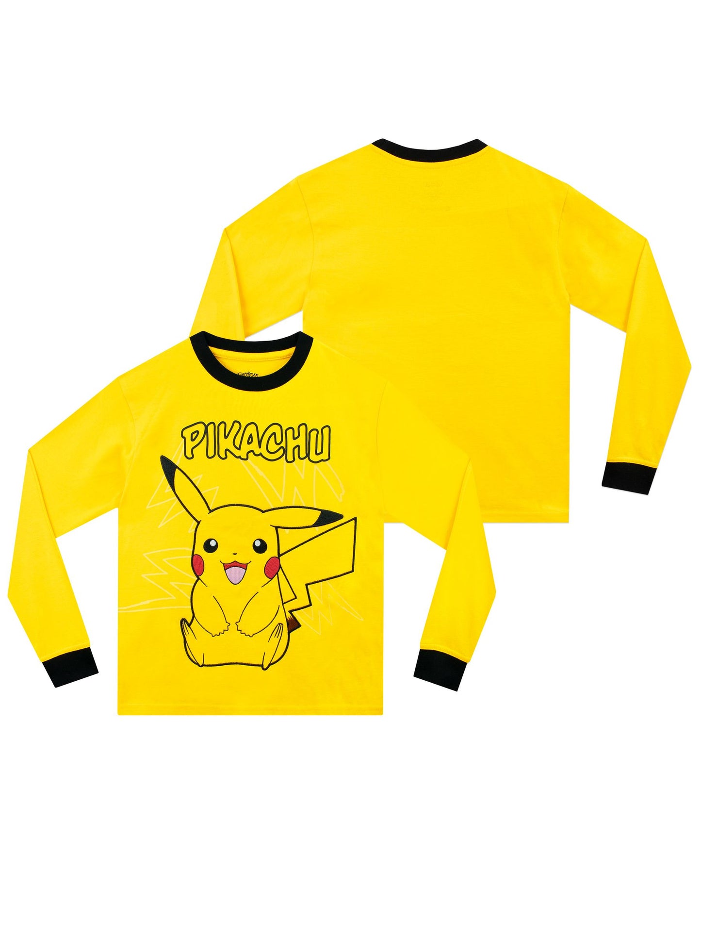 Dsiney Kidz - Character Yellow Pokemon Pikachu 100% Cotton Pyjamas image 2