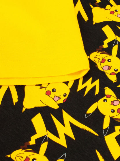 Dsiney Kidz - Character Yellow Pokemon Pikachu 100% Cotton Pyjamas image 5