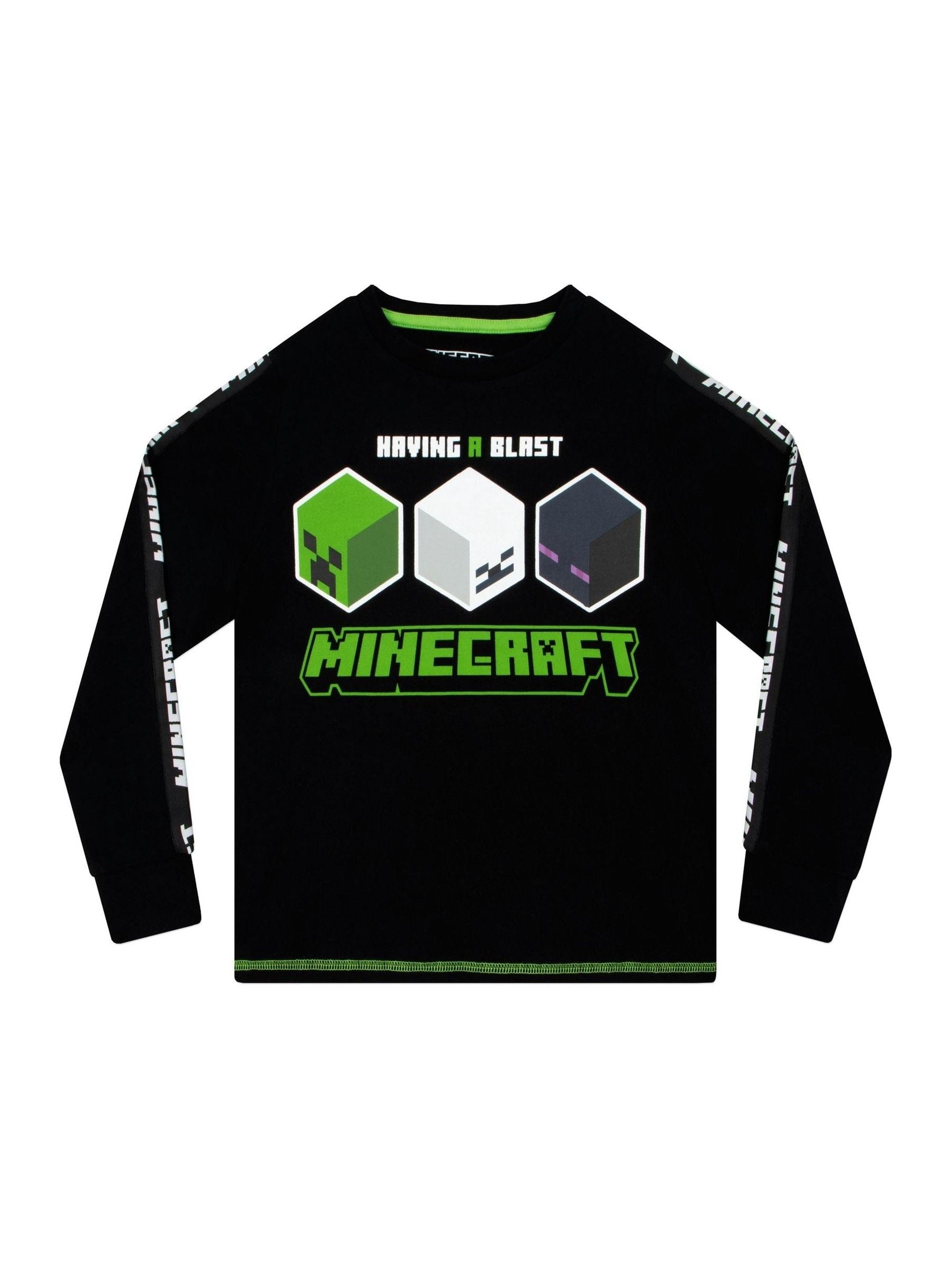 Dsiney Kidz - Character Black 100% Cotton Minecraft Pyjamas image 2