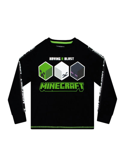 Dsiney Kidz - Character Black 100% Cotton Minecraft Pyjamas image 2