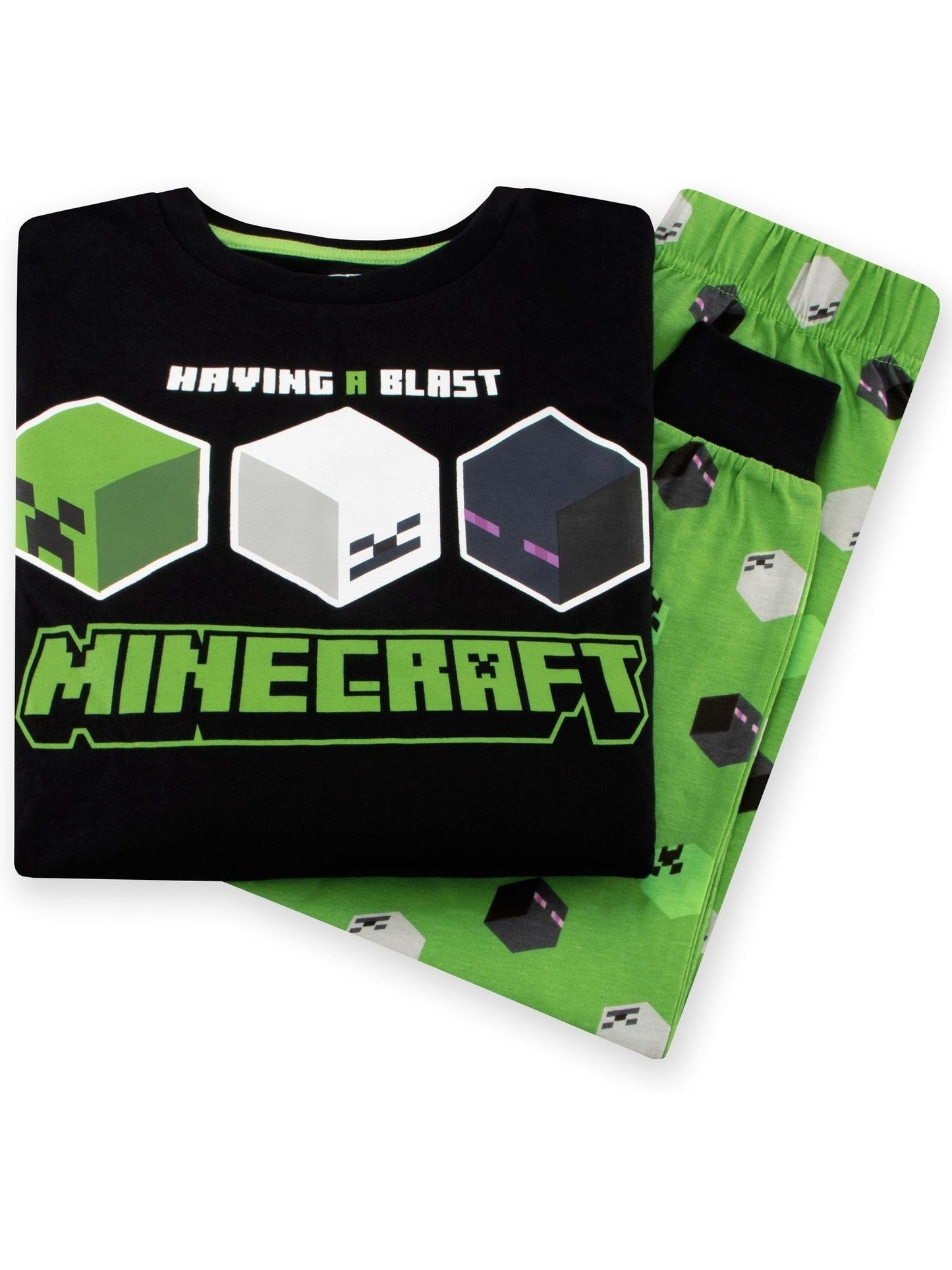 Dsiney Kidz - Character Black 100% Cotton Minecraft Pyjamas image 3