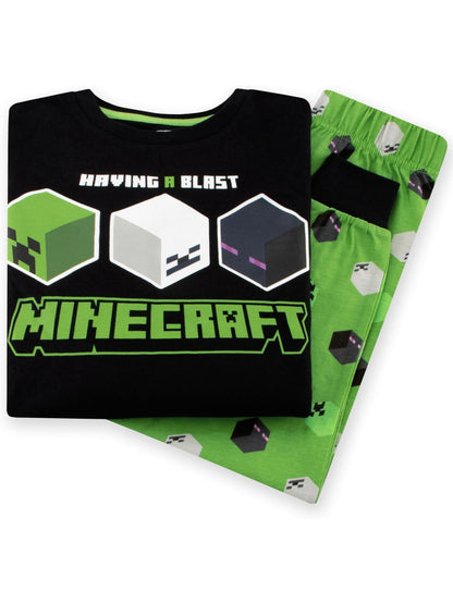 Dsiney Kidz - Character Black 100% Cotton Minecraft Pyjamas image 3