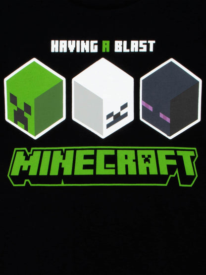 Dsiney Kidz - Character Black 100% Cotton Minecraft Pyjamas image 4