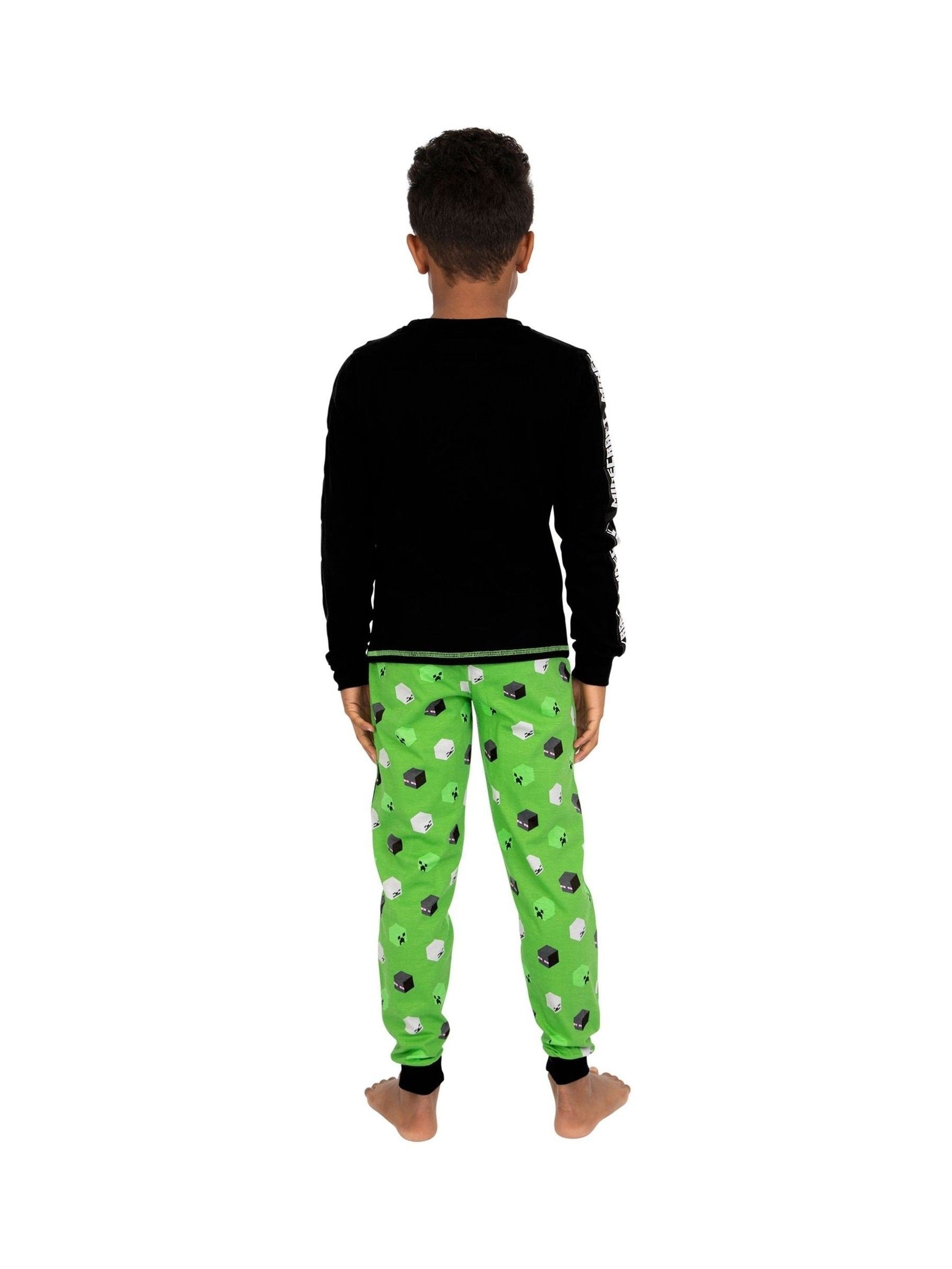 Dsiney Kidz - Character Black 100% Cotton Minecraft Pyjamas image 8