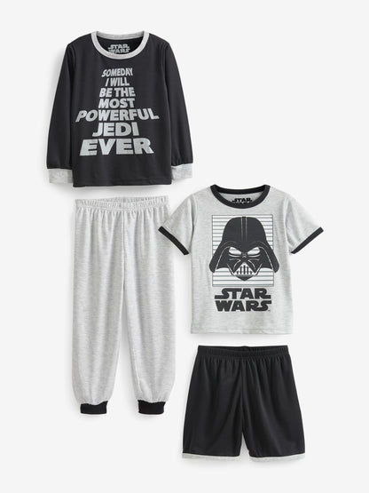 Dsiney Kidz - Character Black Star Wars Pyjamas 2 Pack image 1