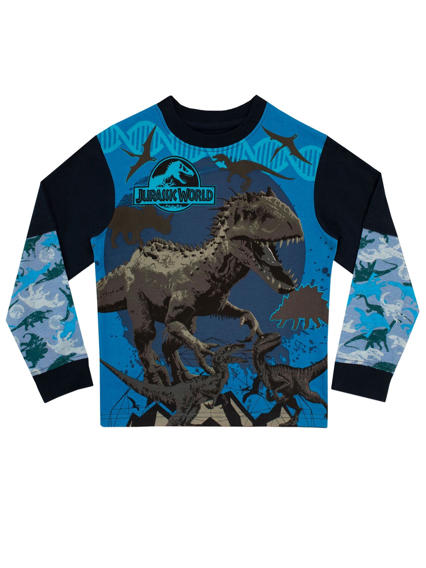 Dsiney Kidz - Character Blue 100% Cotton Jurassic World Pyjamas image 2