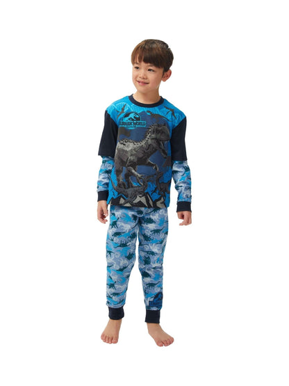 Dsiney Kidz - Character Blue 100% Cotton Jurassic World Pyjamas image 4