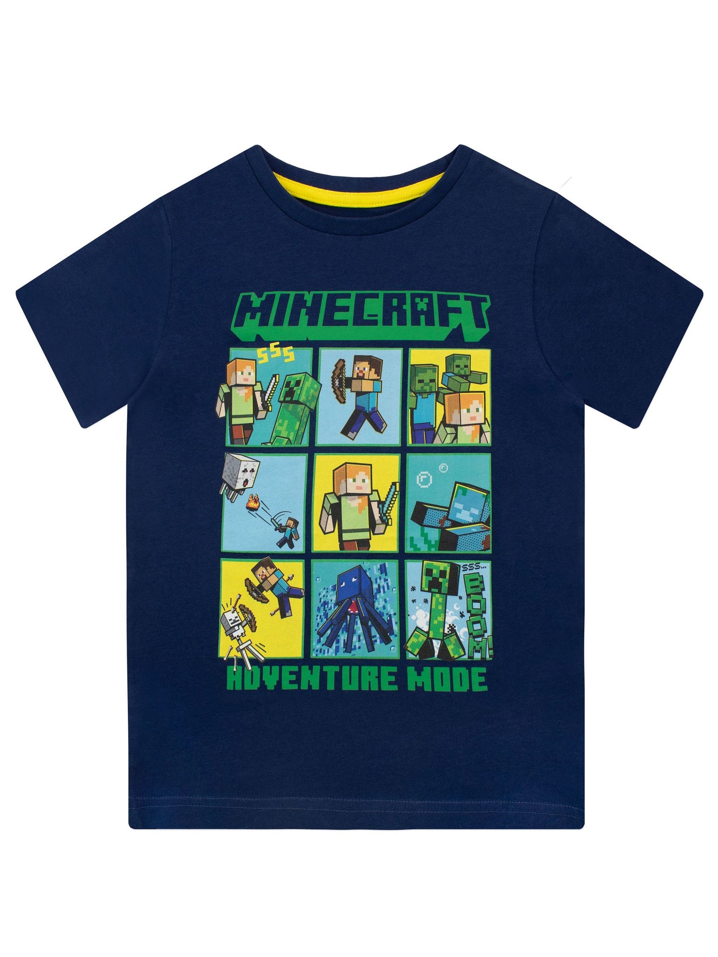 Dsiney Kidz - Character Blue 100% Cotton Minecraft T-Shirt image 1