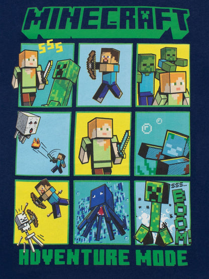 Dsiney Kidz - Character Blue 100% Cotton Minecraft T-Shirt image 2