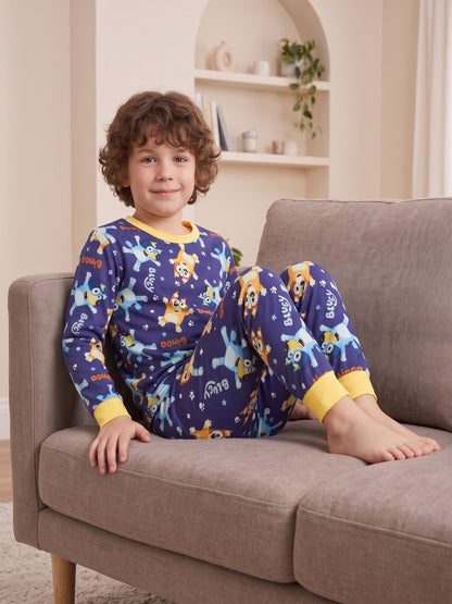 Dsiney Kidz - Bluey Purple Character Bluey & Bingo 2 Pack Long Sleeve Pyjamas image 6