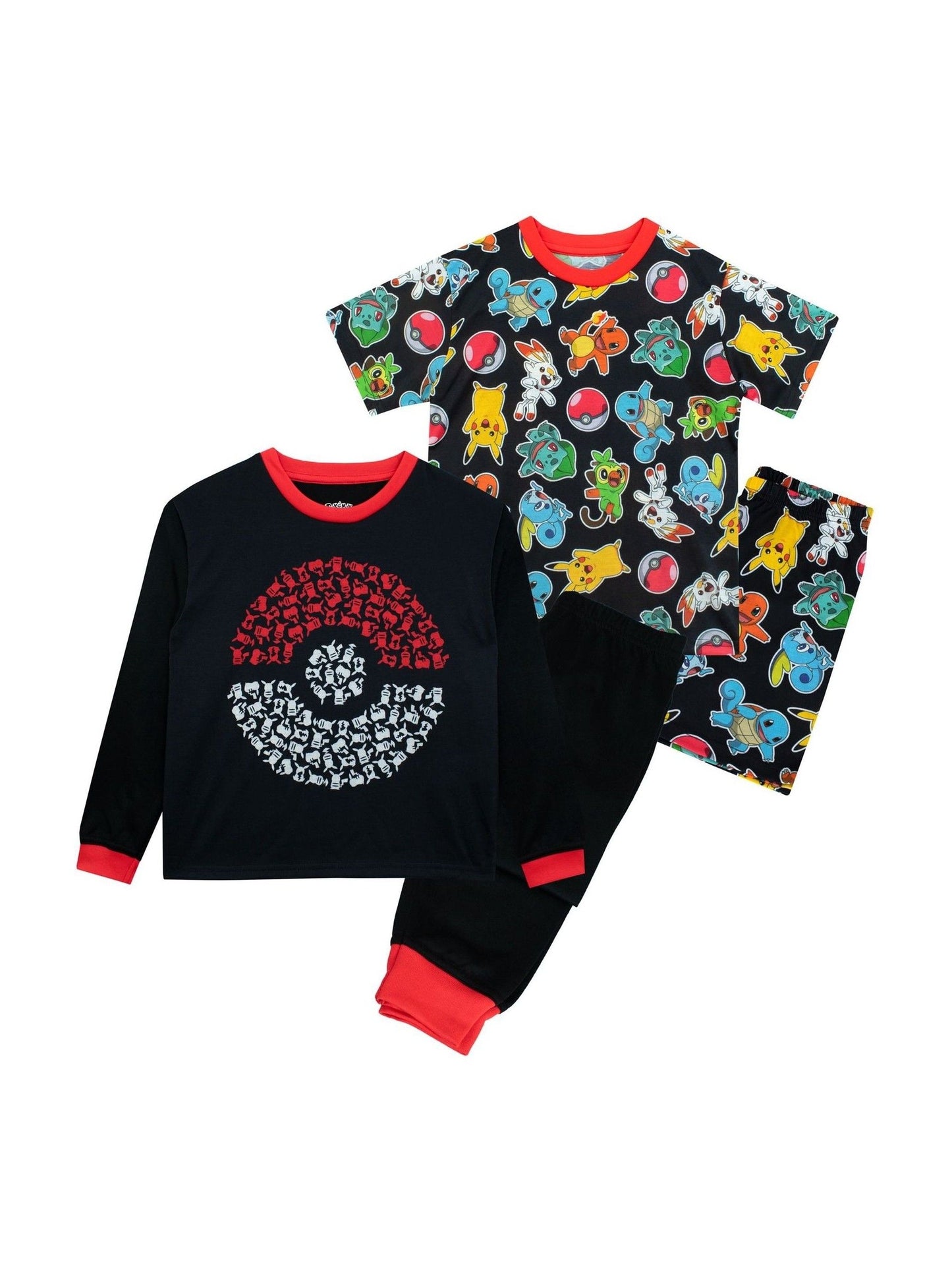 Dsiney Kidz - Character Black Pokemon Pyjamas 2 Pack image 1