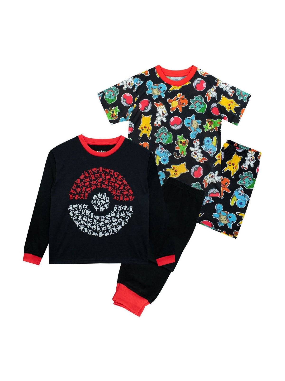 Dsiney Kidz - Character Black Pokemon Pyjamas 2 Pack image 1