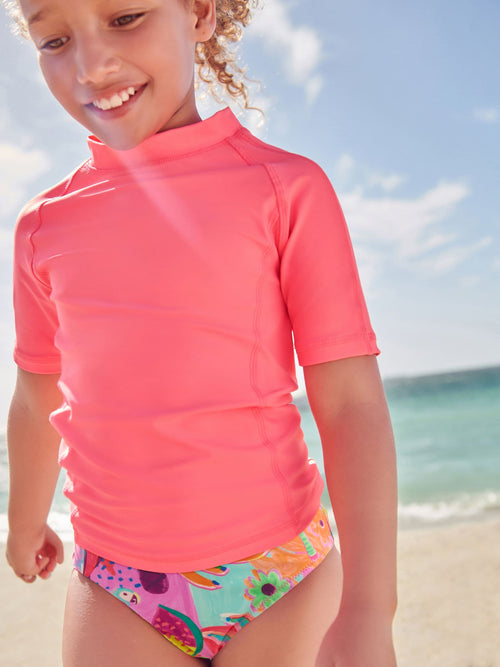 Dsiney Kidz - Pink Rash Vest (3-16yrs) image 1