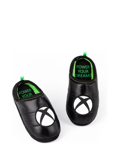 Vanilla Underground Black XBox Winter Slippers image 1