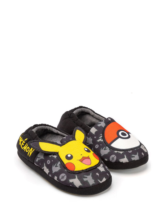 Vanilla Underground Black Pokemon Winter Slippers image 2