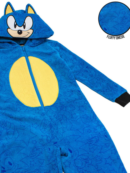 Dsiney Kidz - Vanilla Underground Blue Sonic Fleece All-In-One image 3