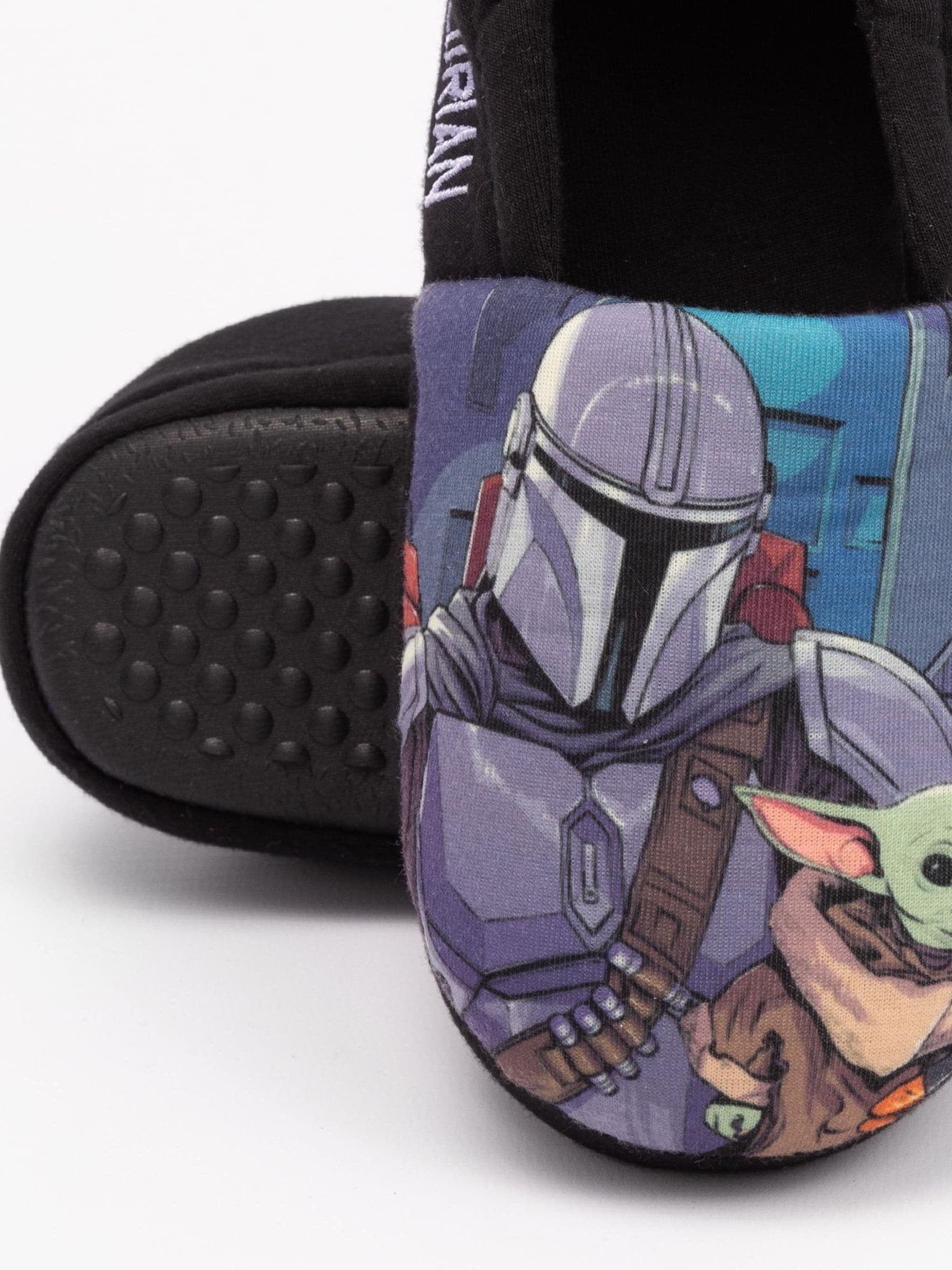 Vanilla Underground Black Mandalorian Winter Slippers image 5