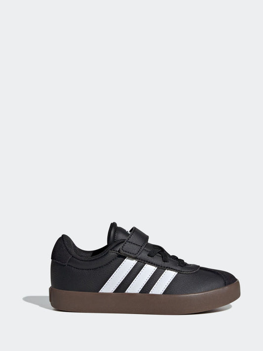 adidas Black/Tan Vl Court 3.0 Trainers image 1