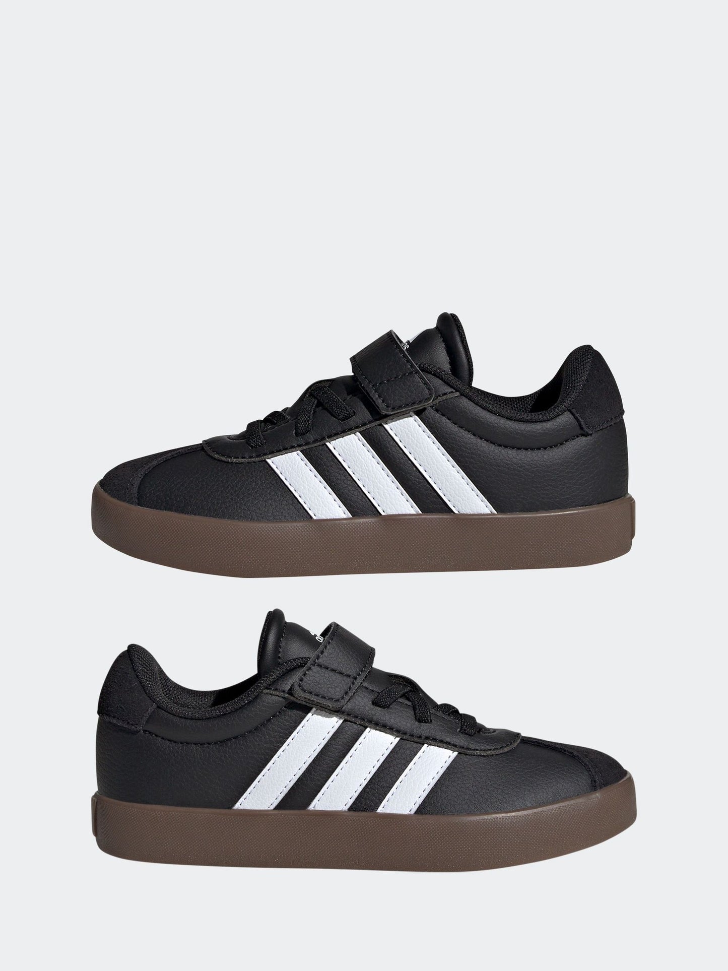 adidas Black/Tan Vl Court 3.0 Trainers image 5