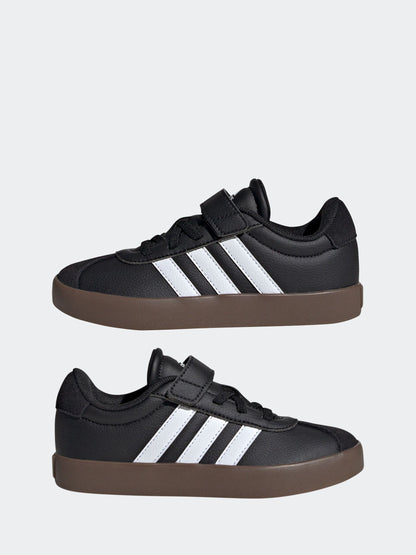 adidas Black/Tan Vl Court 3.0 Trainers image 5