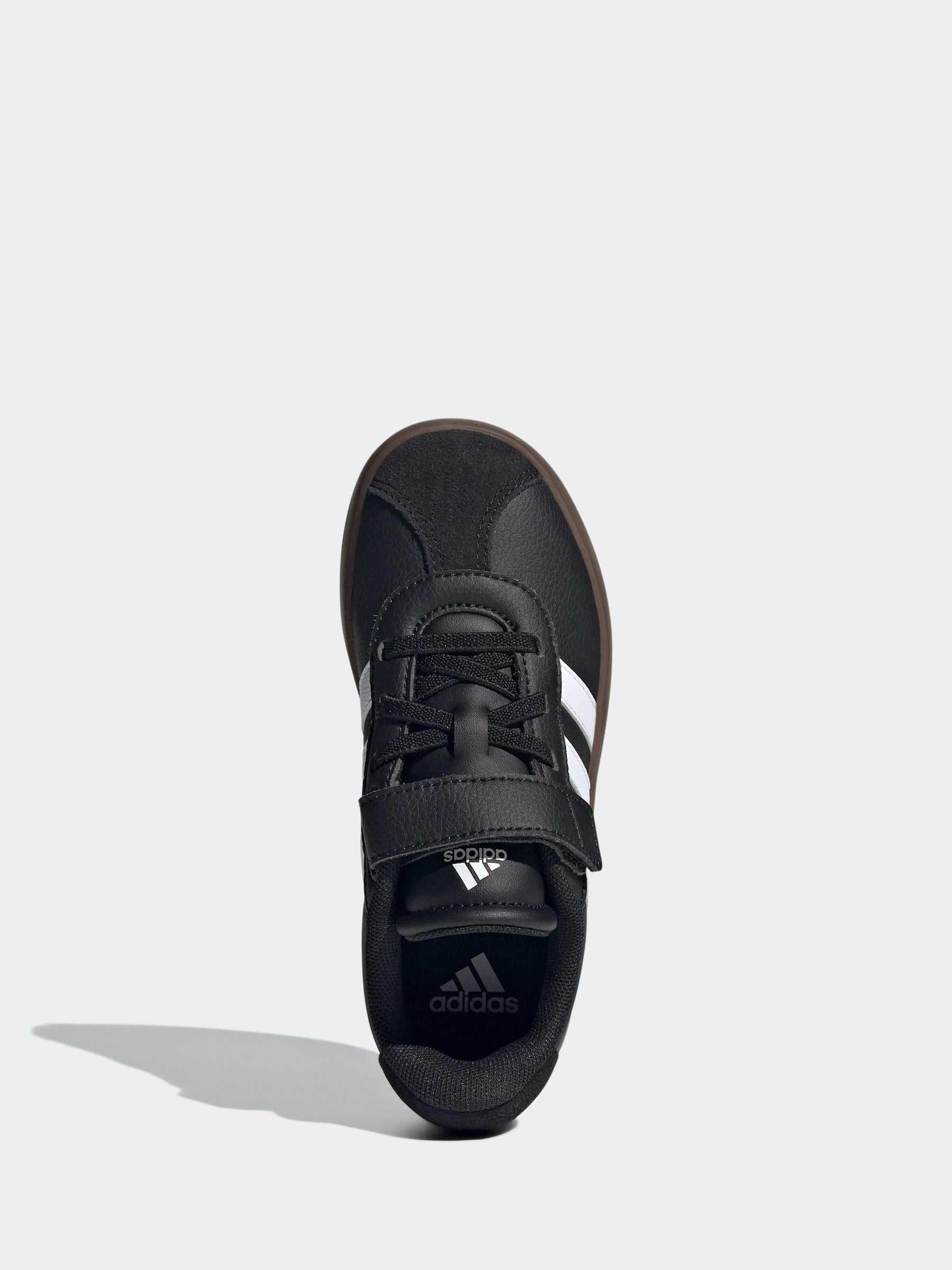 adidas Black/Tan Vl Court 3.0 Trainers image 6