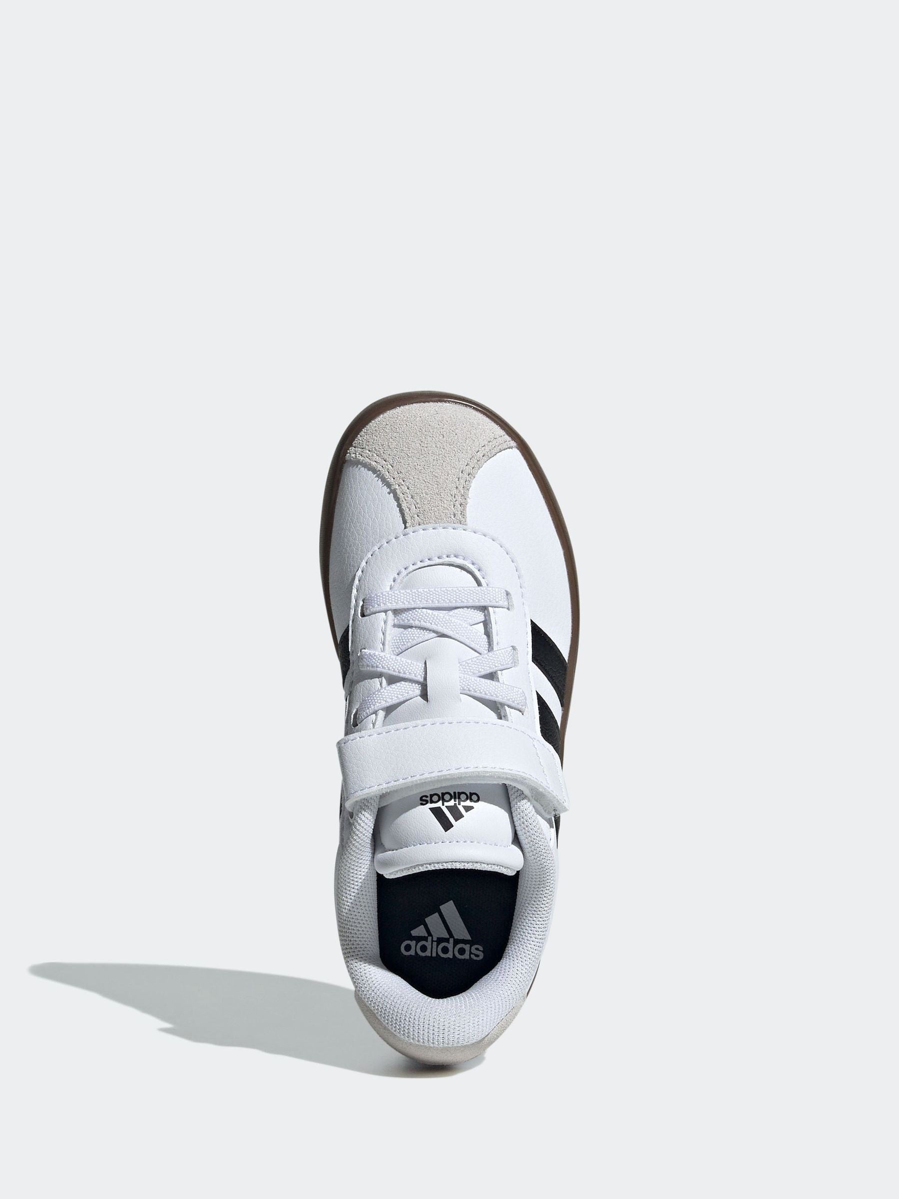 adidas White/Black Vl Court 3.0 Trainers image 6