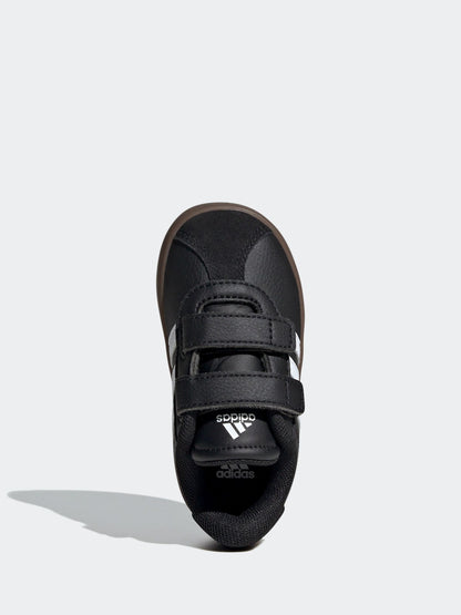 adidas Black/White VL Court 3.0 Hook and Loop Infant Trainers image 6