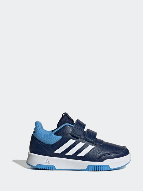 adidas Navy/Blue/White Hook and Loop Tensaur Kids Trainers image 1