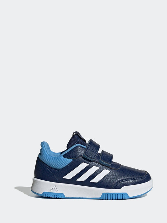 adidas Navy/Blue/White Hook and Loop Tensaur Kids Trainers image 1
