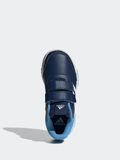 adidas Navy/Blue/White Hook and Loop Tensaur Kids Trainers image 5