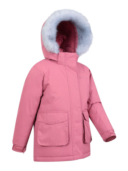 Dsiney Kidz - Mountain Warehouse Pink Kids Ranger Plain Water Resistant Jacket image 1