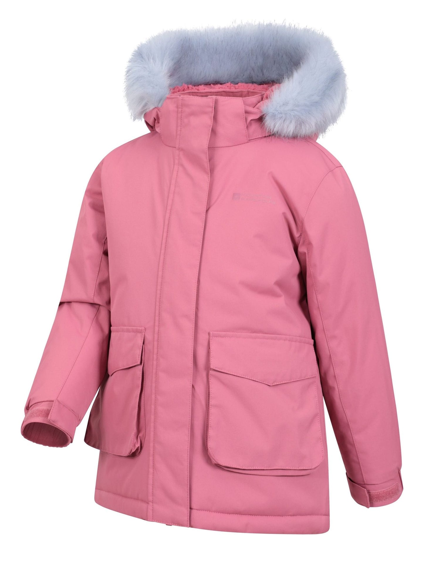 Dsiney Kidz - Mountain Warehouse Pink Kids Ranger Plain Water Resistant Jacket image 2