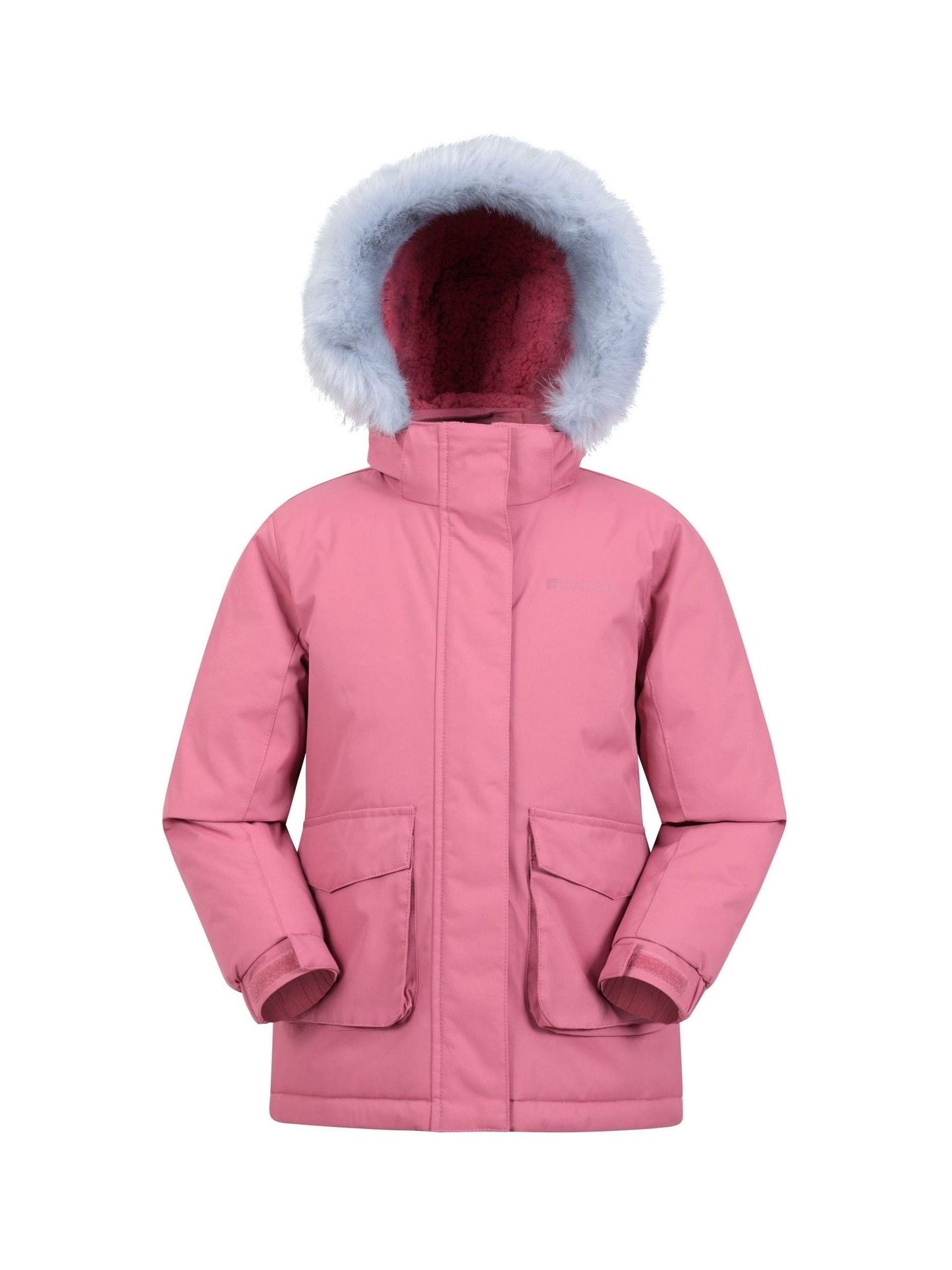 Dsiney Kidz - Mountain Warehouse Pink Kids Ranger Plain Water Resistant Jacket image 3