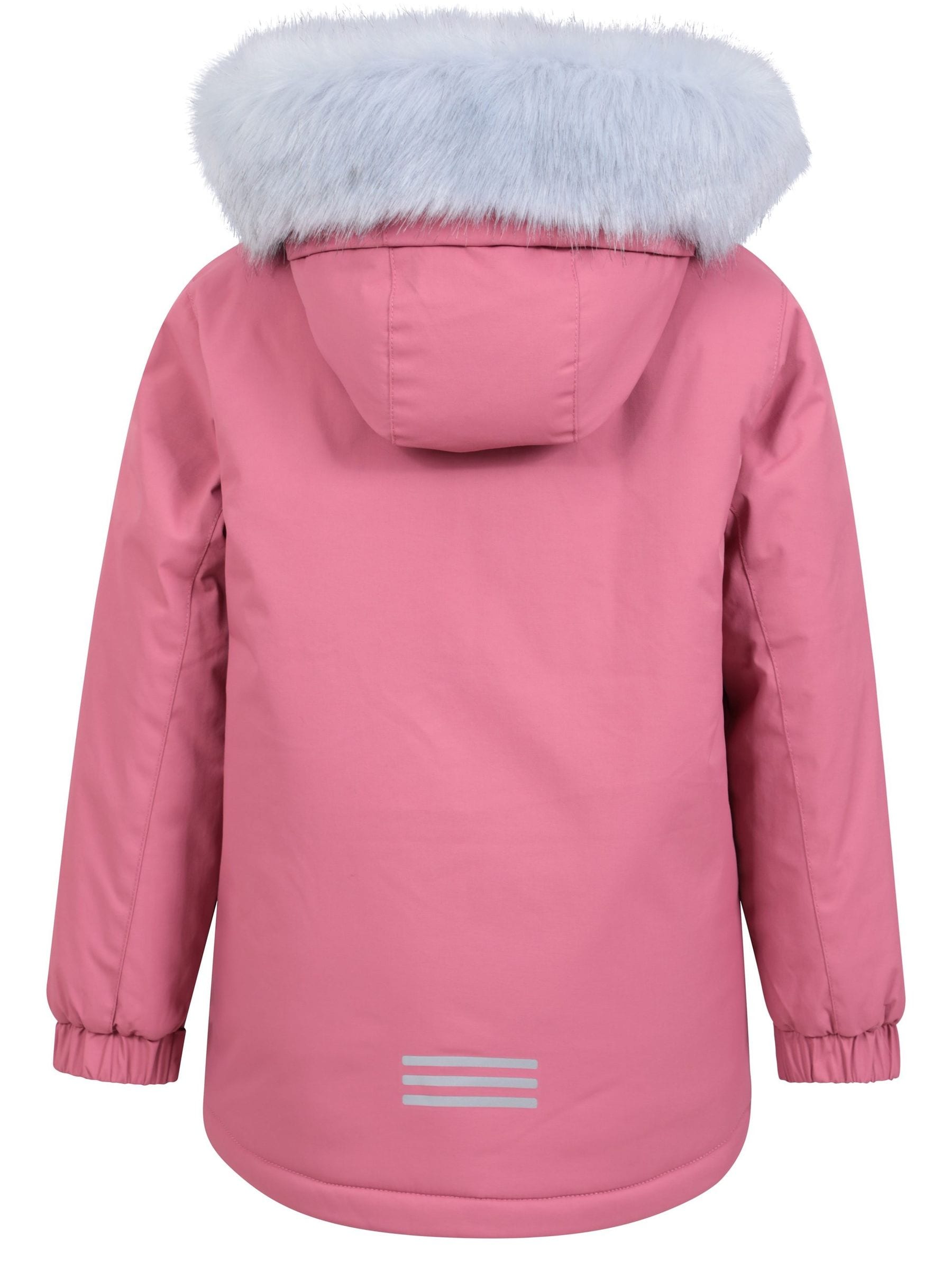 Dsiney Kidz - Mountain Warehouse Pink Kids Ranger Plain Water Resistant Jacket image 4