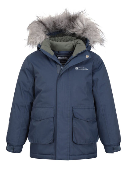 Dsiney Kidz - Mountain Warehouse Blue Kids Ranger Plain Water Resistant Jacket image 1