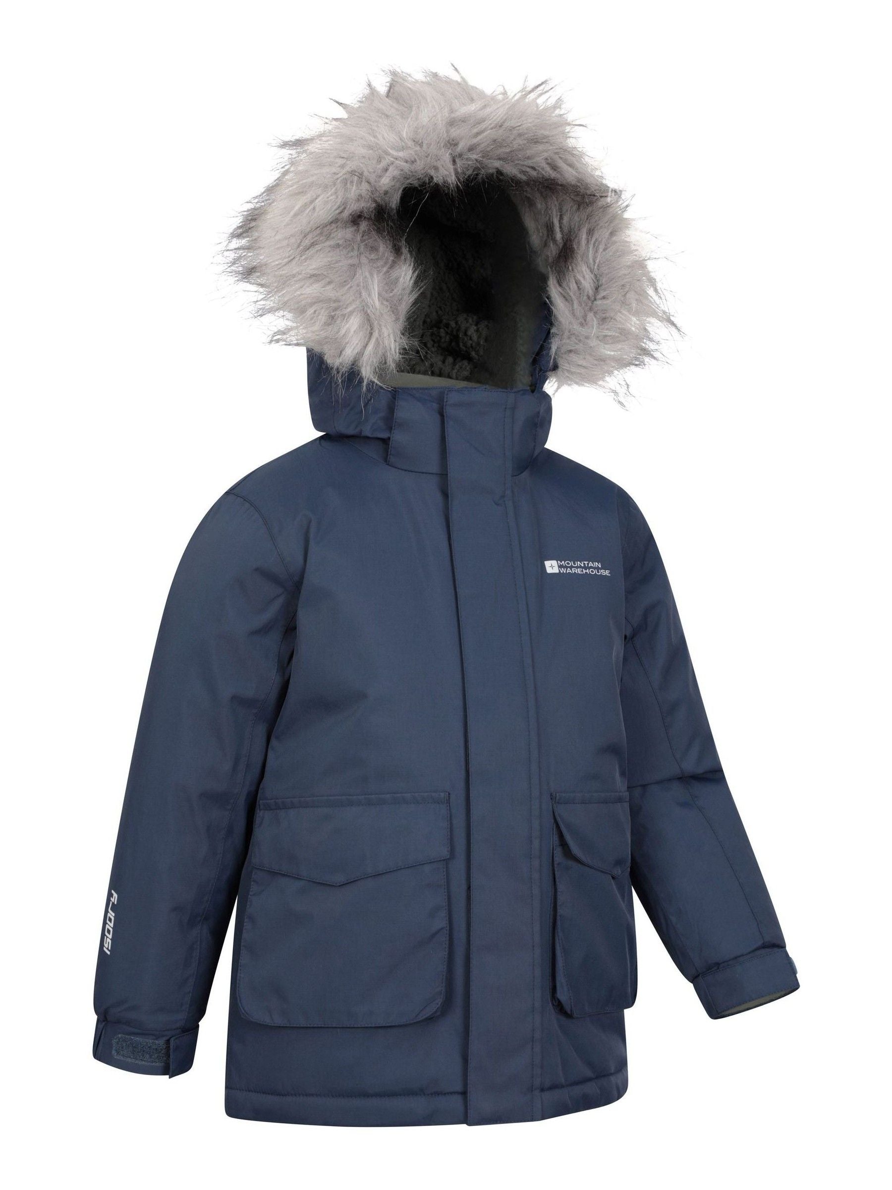Dsiney Kidz - Mountain Warehouse Blue Kids Ranger Plain Water Resistant Jacket image 4