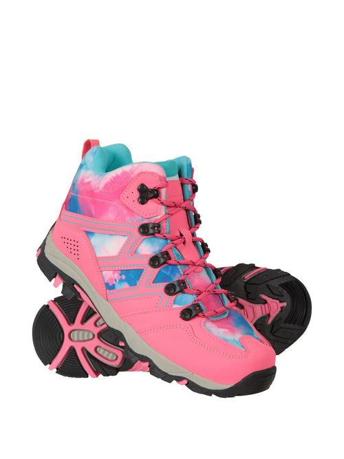 Mountain Warehouse Pink Oscar Kids Walking Boots image 1