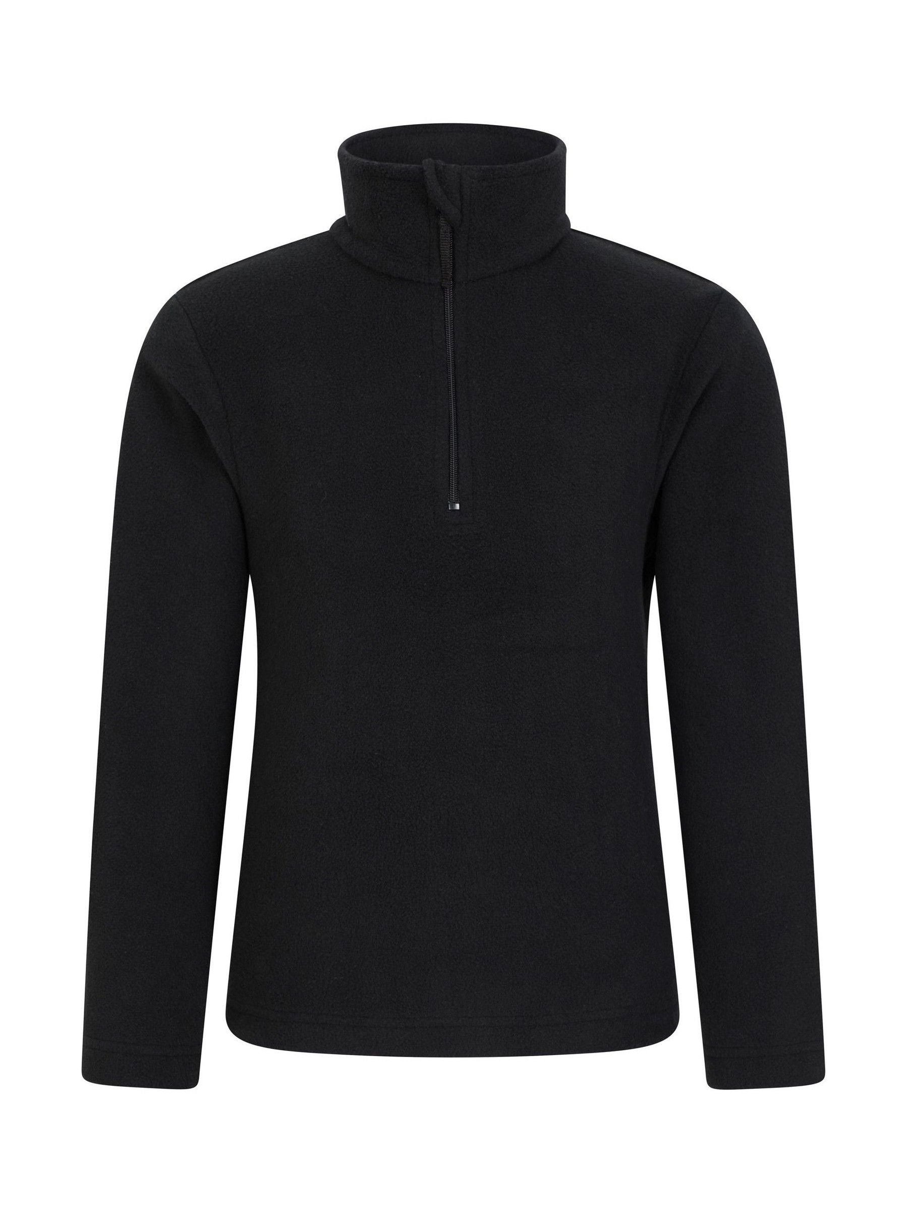 Dsiney Kidz - Mountain Warehouse Black Camber II Kids Half Zip Fleece image 1