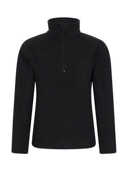 Dsiney Kidz - Mountain Warehouse Black Camber II Kids Half Zip Fleece image 1