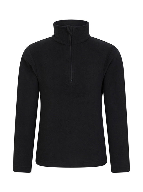 Dsiney Kidz - Mountain Warehouse Black Camber II Kids Half Zip Fleece image 1